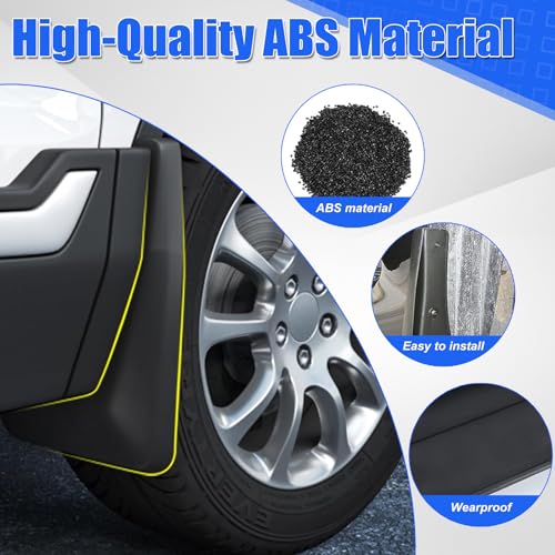 Image of Mud Flaps Splash Guards for 2026 Hyundai Palisade Calligraphy, Durable ABS Material, No-Drill Installation, Protects Against Mud, Rocks, and Debris, Front & Rear Fender Liner (4PCS)