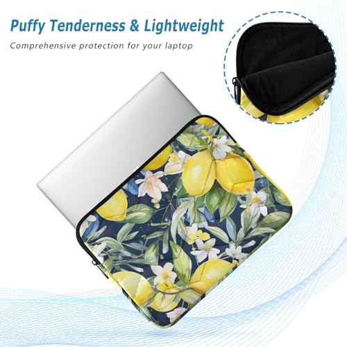 Funda para portátil 13-14 pulgadas con diseño acuarela de limones miniatura 5