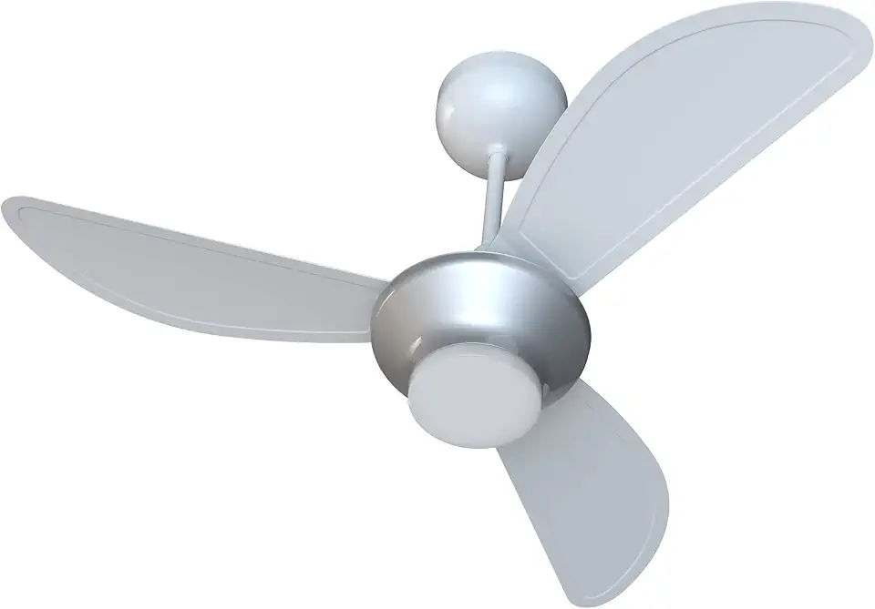 Ventisol Ventilador de teto mistral led 18w cz/br 3p inj br controle remoto inverter bivolt