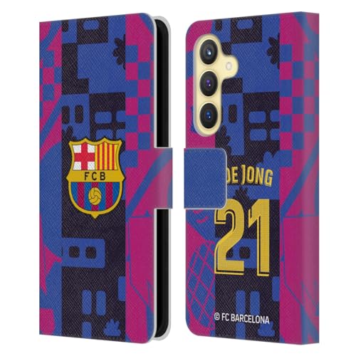 Frenkie de Jong Samsung Galaxy S24 5G funda de cuero FC Barcelona tercera equipación