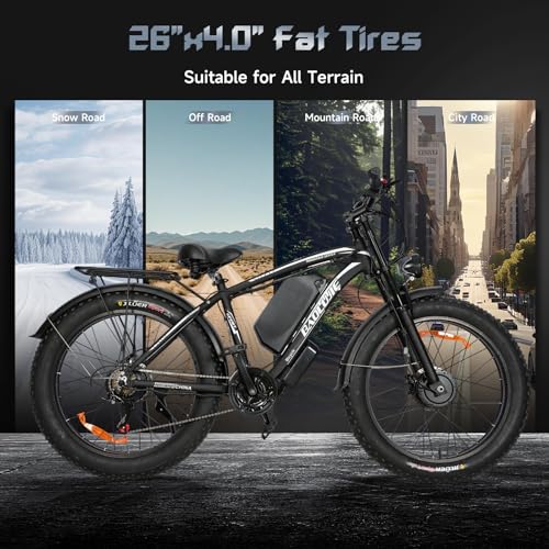 BAOLUJIE 38MPH Dual Motor Ebike