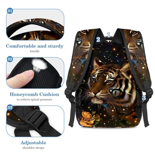 Sac à dos scolaire grande capacité avec trousse pour adolescent chargé