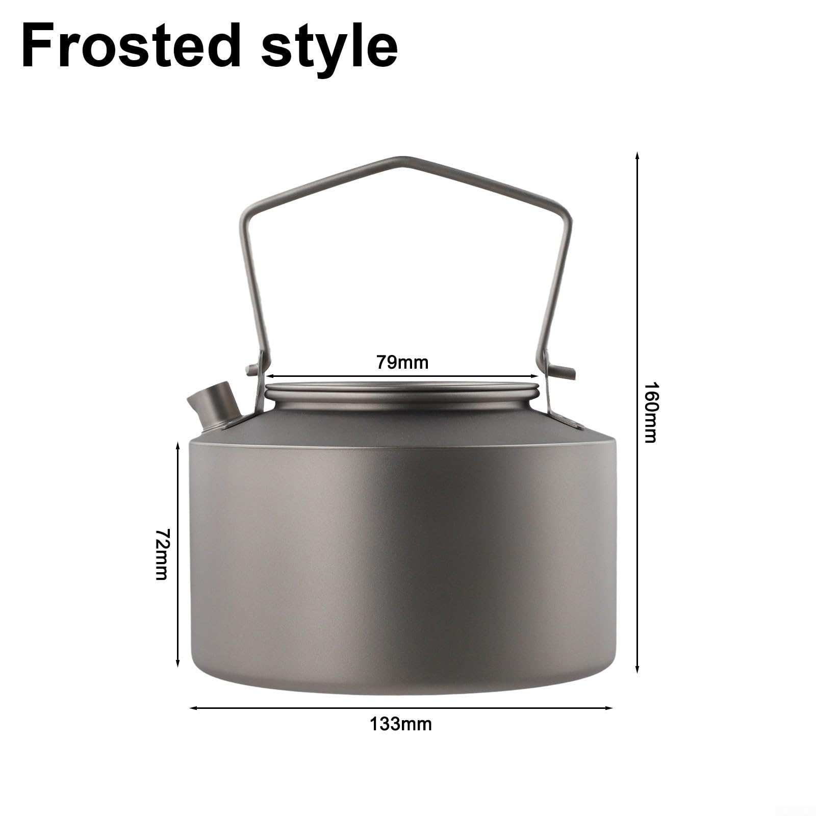 Set Cottura Outdoor 980ml per titanio Ruggine Set Cottura Outdoor(ice flower style)