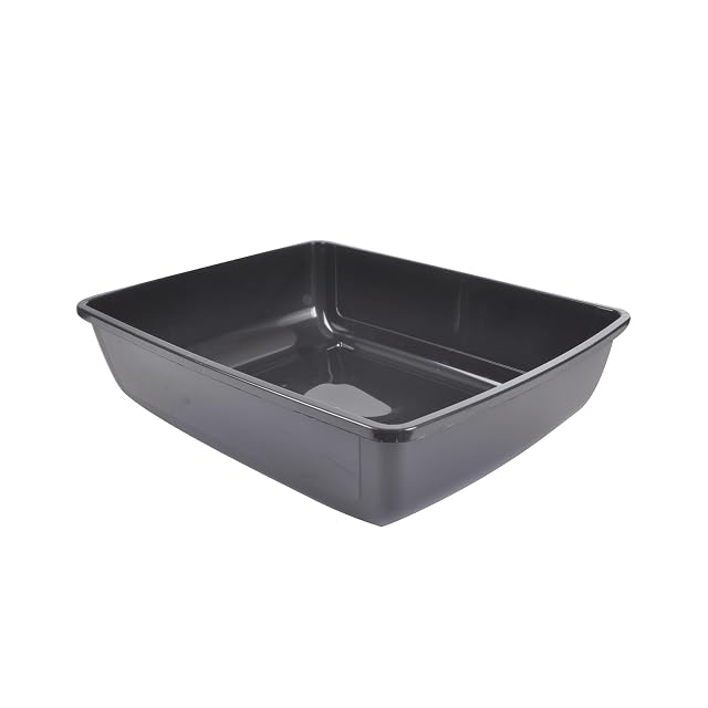 Sondey Paris Prix - Bandeja para Gatos sin Bordes, 46 cm, Color Antracita