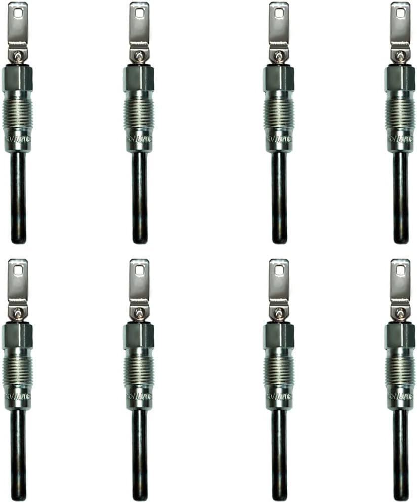 GLOW PLUGS | SET OF 8 | FOR CHEVY/GMC 6.5L 1994-2002 | P#: DRX00050