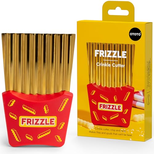 NEW - OTOTO Frizzle Crinkle Fry Cutter - Crinkle Cutter for...