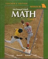 Math Course 3 (Missouri Teachers Edition) 0618928022 Book Cover