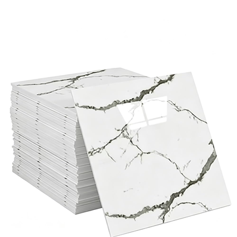 Marble Wall Panels Peel Stick Tiles Backsplash Sticker for Home