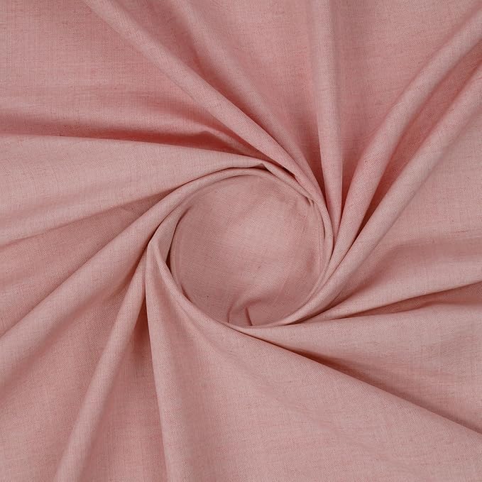 Image of Bhagalpuri Soft Dull Cotton Single Chadar | Single Thread Lightweight Odhne Wali Chadar | Top Sheet for Sleeping Summer (RED)