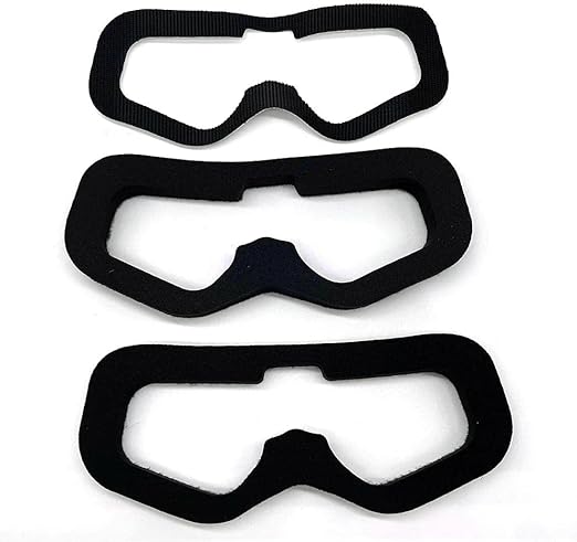 2pcs of Soft Thin Sponge Pad Padding Cushion faceplate foam Spare Part for FatShark HD3 HDO HDO2 Eachine Ev200d Ev300d Skyzone 03o 04x Attitude V6 Aomway V1S FPV Goggle