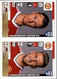 2015 Panini FIFA 365 Soccer Sticker 316 Jonny Evans 317 Luke Shaw