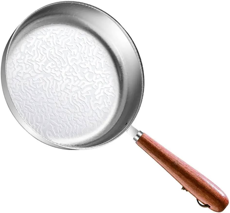 coreKart‚Japanese Omelette Pan: Mini Nonstick Frying Pan for Perfect Eggs & Fried Dishes - Wooden Handle