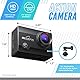 Bluefin C-Scape Action Kamera 4K | Full HD Video und Fotoauflösung | 1080p | 170° Fischaugenobjektiv | 30M Wasserdicht | LCD Bildschirm | WiFi Verbindung | Wiederaufladbarer Akku | Unterwasserkamera