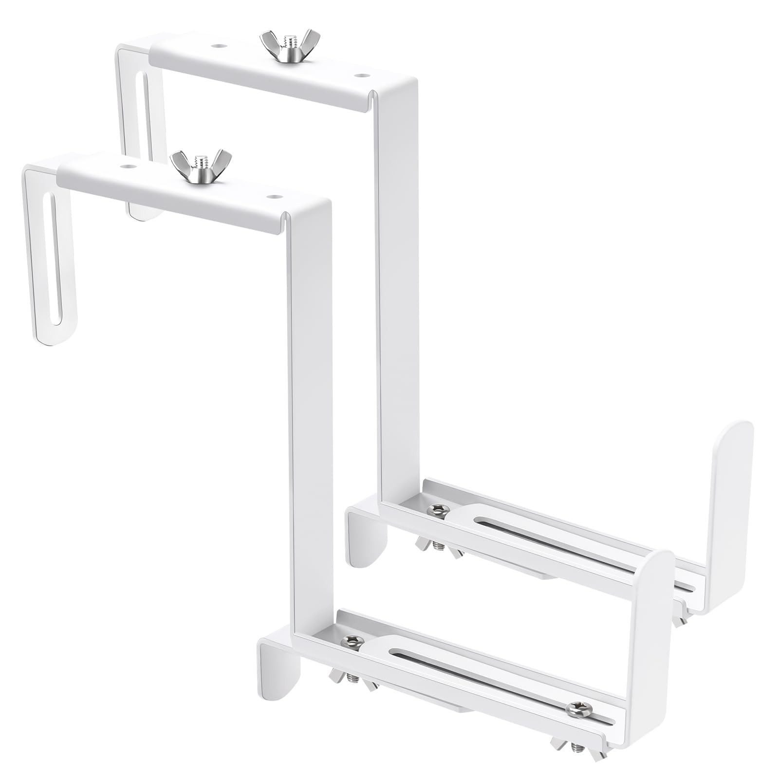 VIVIKEN Planter Box Brackets 2 Pack