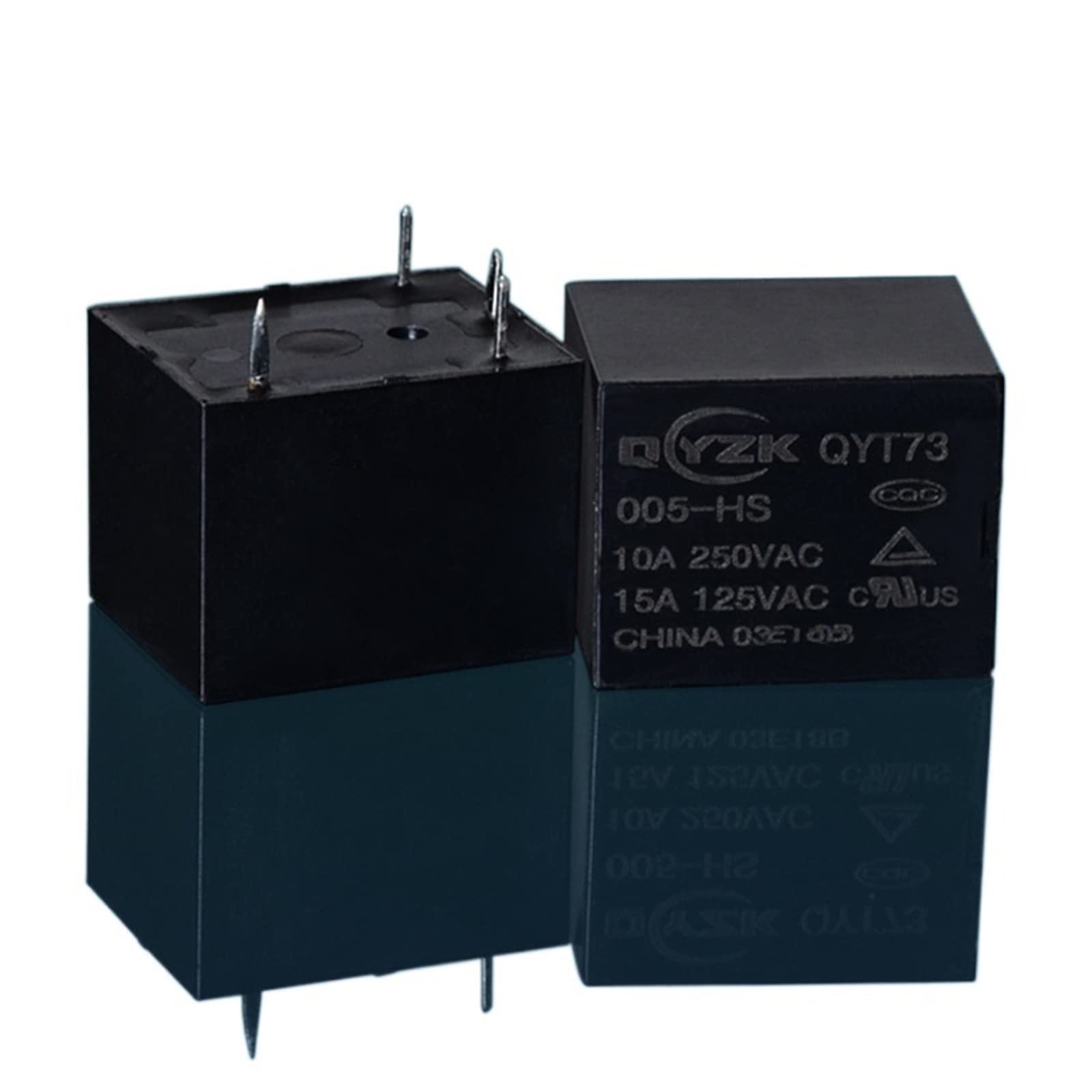 2 STÜCK T73 Relais Kleines Smart Home Elektromagnetisches Relais 4 Pin 10 250 VAC Versiegelter Relaisschalter Ersatzteile (Size : 5v)