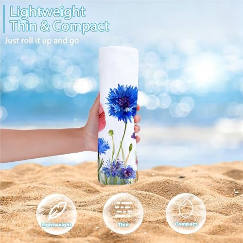Serviette de plage microfibre compacte pour éviter les sacs lourds et mouillés - 5