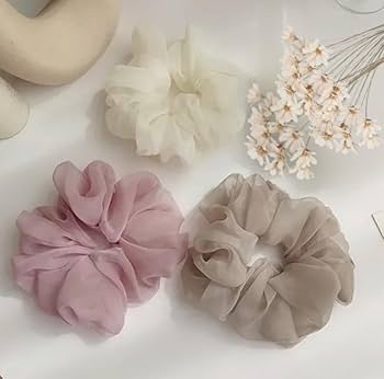 シュシュセット ☆シュシュセット 8点セット☆プーさん 黒白 紺白 青白 他