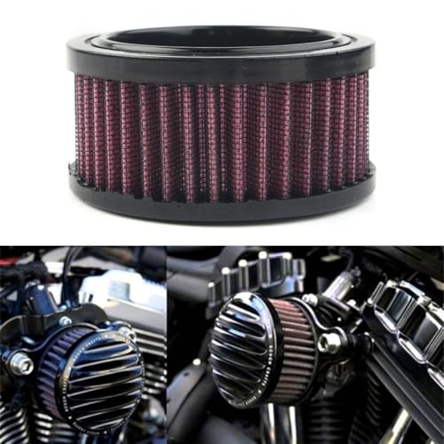 MoSundi Luftfilter Filterelement für Harley Davidson Sportster XL 883 1991-2017 Forty Eight, Wiederverwendbare Urethan-Dichtung mit Epoxidbeschichtetem Drahtgeflecht