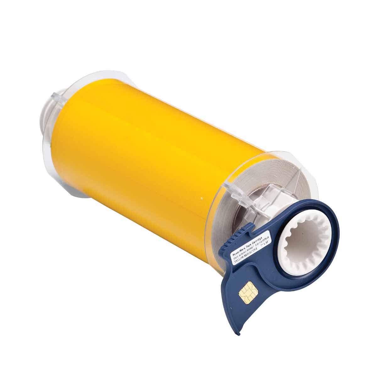 Brady 51585 33' Lunghezza x 7" Larghezza, B-584 Riflettente, Giallo PowerMark Tape