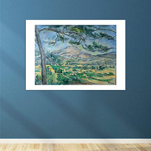 Impression d'art Paul Cezanne Montagnes affiche matte medium sans cadre - 4