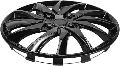 Miniatura 8 de 14 tapas de rueda para neumáticos, tapacubos negros, accesorios de glamping, decoración negra, cubierta de rueda de vehículo para cubo, llantas de