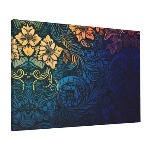 Toile murale pour salon et chambre : impression esthétique 40,6 x 61 cm de style nordique