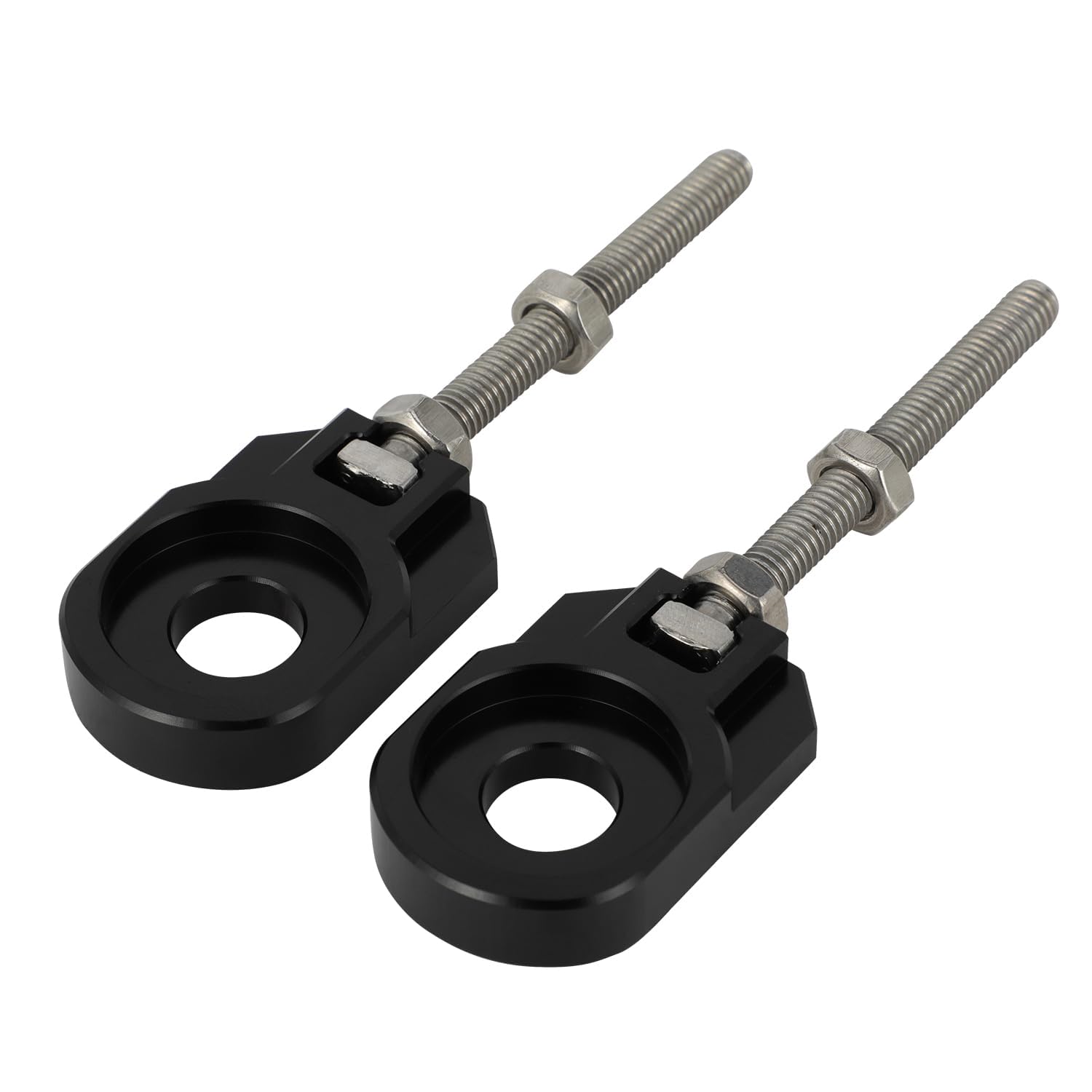 Lot de 2 tendeurs de chaîne de 12 mm pour moto tout-terrain CRF110 CRF 110F 2013-2025 - Noir