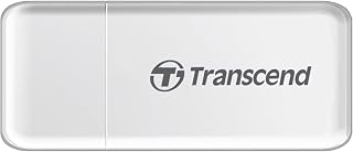 Transcend czytnik kart USB 3.1 Type-A 2-w-1 dla kart SDHC, SDXC, SD, microSDHC, microSDXC, microSD i UHS-I (TS-RDF5W) Biały