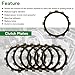 Clutch Kit Heavy Duty Springs & Cover Gasket Compatible with Suzuki Boulevard C50 C50T C50C M50 VL800 2005-2023 Intruder Volusia 800 2001-2004 Limited Edition Special Boss Classi