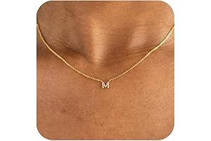 Gold Dainty Initial Necklace - 2021's Personalized Jewelry Pick