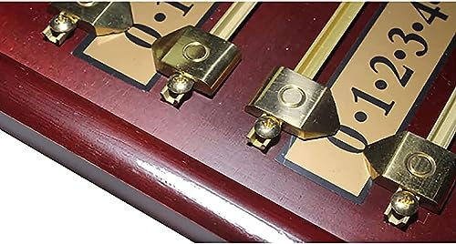 Marcador de puntuación de billar de cobre ligero y duradero modelo A para bar 5