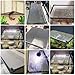 JYDQMOLS Adjustable Size Rectangle Terrarium Top Covers Aquarium Hood, Magnetic Aquarium Cover Lid, DIY Anti-Jumping Net Cover Mesh Fish Tank Lids, Cut at Will(L13.8xW11.8in/35x30cm)