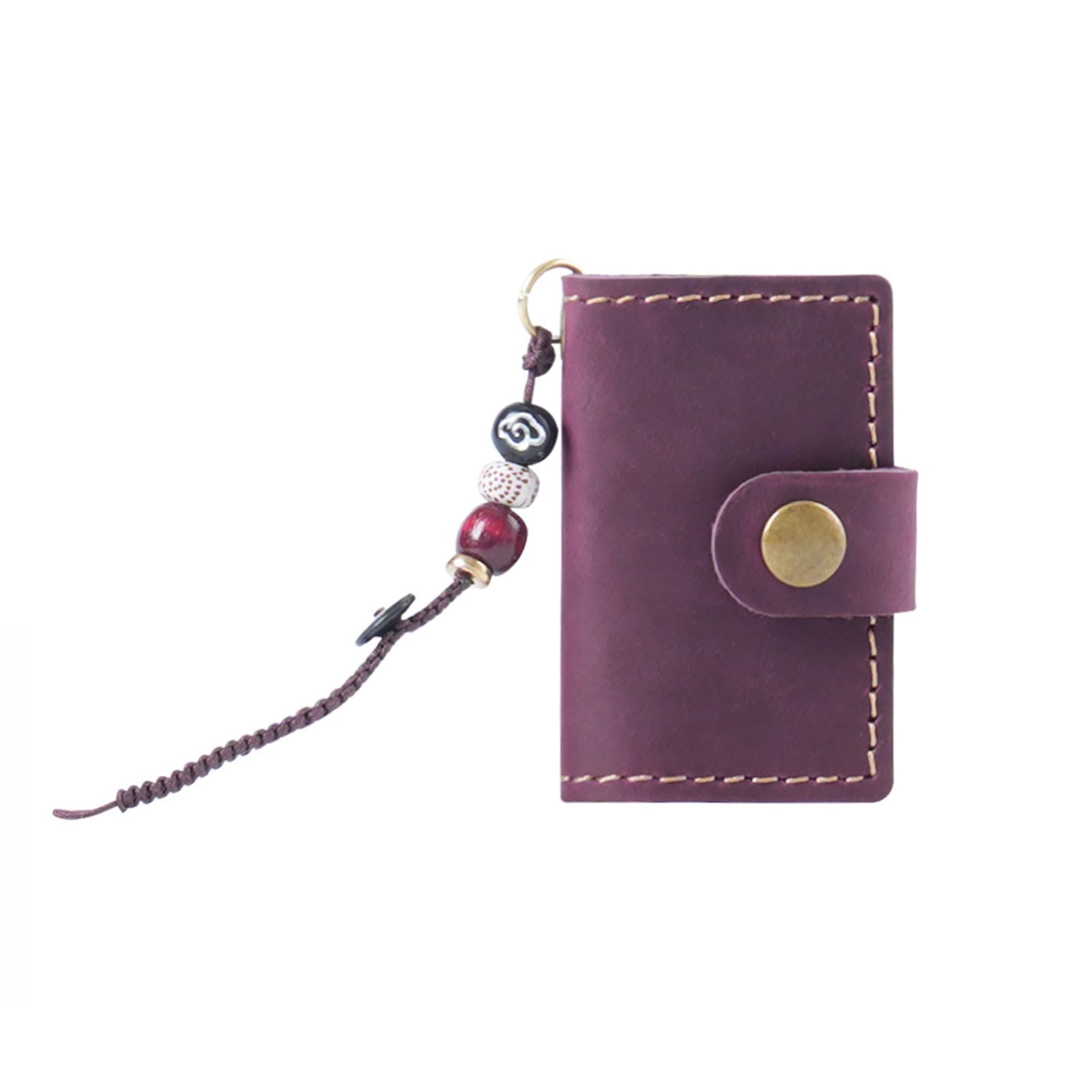 Small Leather Journal Pocket Notebook Writing Pad 2.4x1.57Inch 64 Pages Unlined for Writing Sketching and Note Taking