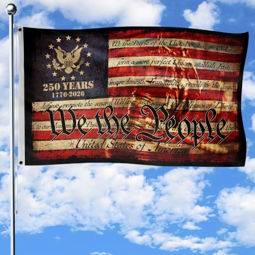 250 Anniversary Usa Flag Commemorative House Flags Two-sided Design 3x5 Ft Patriotic Flags 5