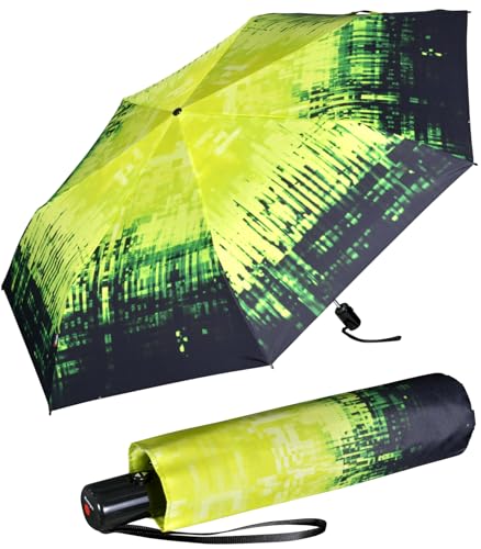 Knirps Taschenschirm Slim Duomatic Auf-Zu-Automatik Matrix - flour