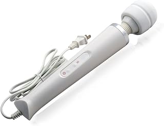 Finever Full Body Massager Big Handheld Tool Power Electric Foot Neck Back Hand Leg Arm Muscle Aches for Women Adult Men Massage Therapy Pain Relief Deep Tissue Hand Held Toy White