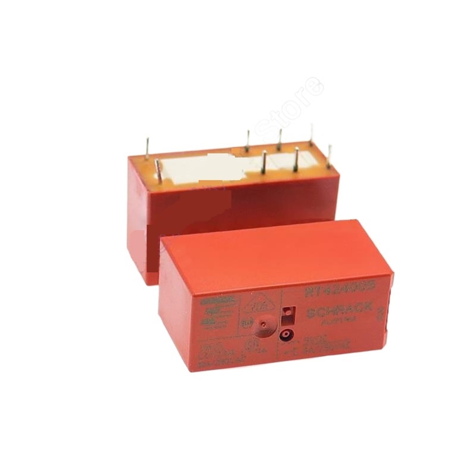Relais de puissance 110V DC RT424 Schrack 8 pin 8A 2 Forme C