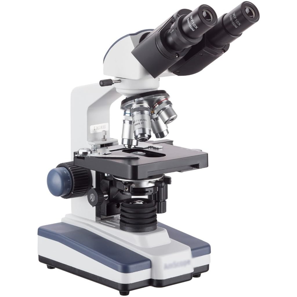 ASerZenith 40X-2500X Led Lab Binocular Compound Microscope With