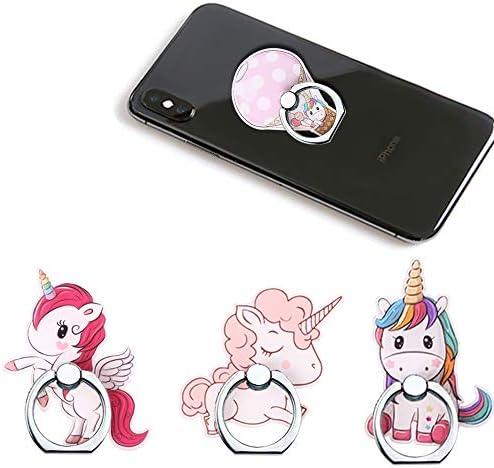 Phone Ring Holder Stand,Unicorn Phone Ring Stand Holder 360 Rotation Finger Ring Grip Stand for Cellphones,Smartphones and Tablets