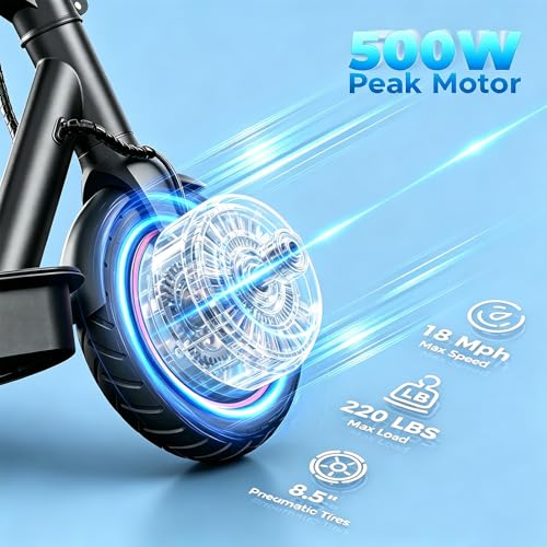 Image of Electric Scooters - Electric Scooter Adults, 1200W /1000W /500W Motor, 28 /25 /21 /18 MPH Top Speed, 10'' /8.5'' Tires, 28 /25 /23 /21Miles, APP Control E Scooter for Teens