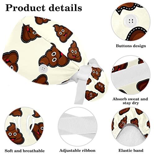 Bonnet de travail avec élastique et bandeau absorbant, taille unique - 4