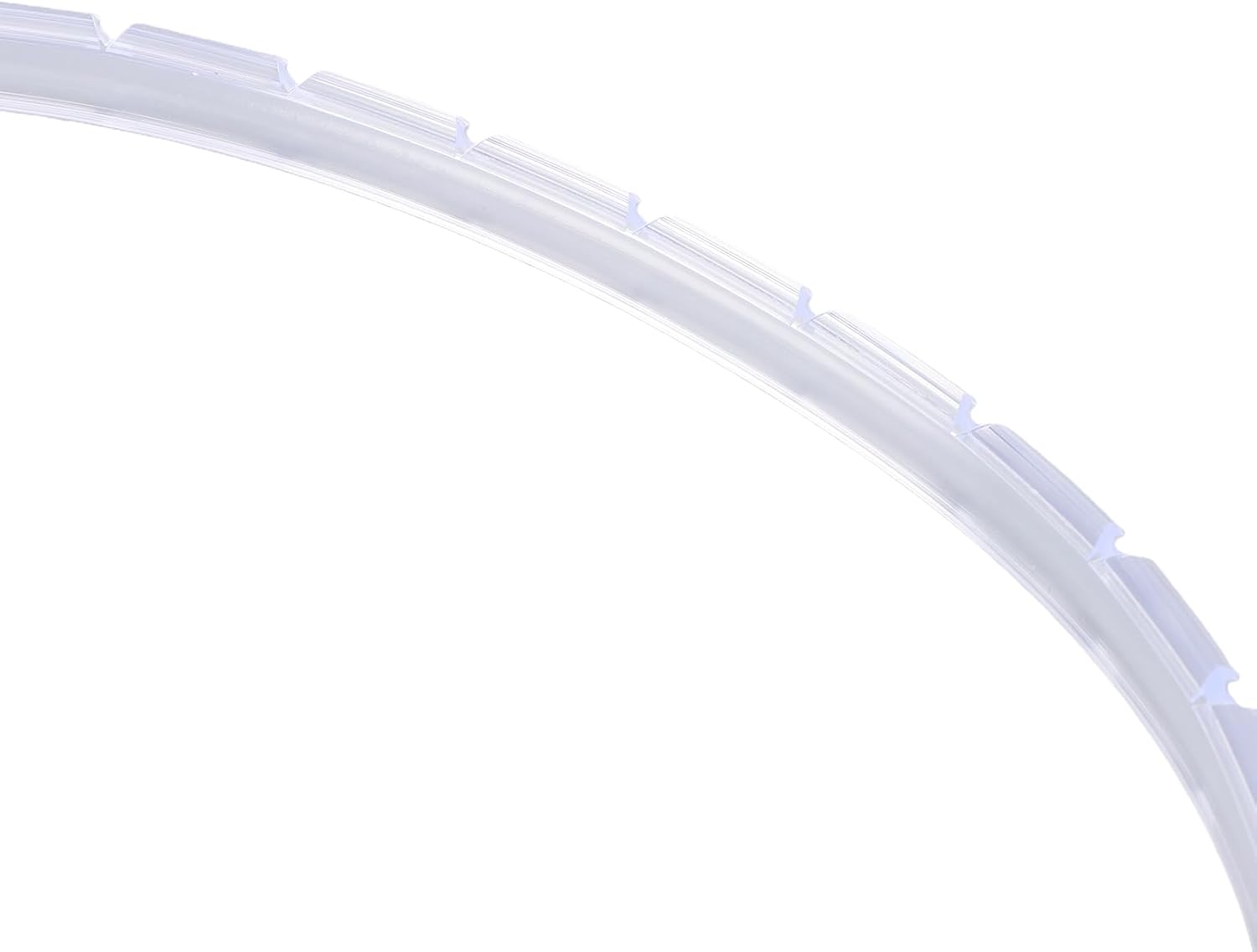 Fafeicy Cabinet Glass Panel Clips, Seamless 1/8 Inch Groove Fit PVC Fixing Strips with 26.25Ft Length for Wooden Porcelain Cabinets Door Glass Repair by Homeowners (Transparent)