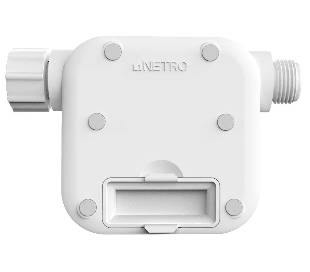 Netro Pixie - Temporizador Inteligente para Grifo de Manguera, conexión WiFi, energía Solar, detecta el Tiempo atmosférico