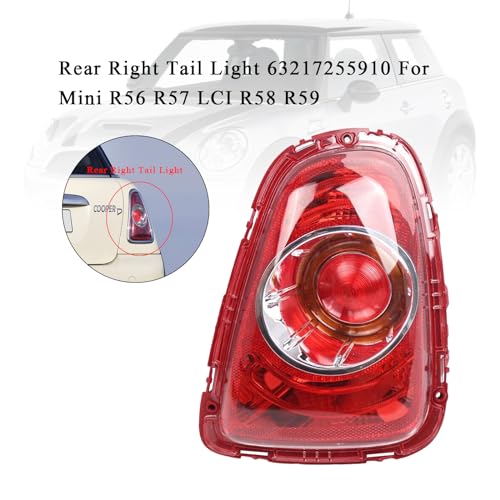 Areyourshop Right Tail Light Rear Lamp for MINI Cooper MINI R56 LCI(03/2010—11/2013), Cabrio R57 LCI(05/2010—06/2015), Coupe R58(12/2010—04/2015), Roadster R59(01/2011—04/2015) by Areyourshop - Used condition - Image 4