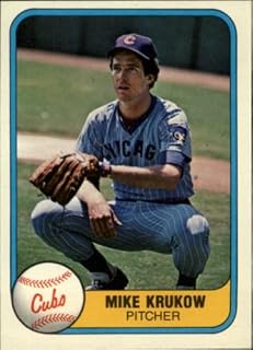 1981 Fleer Baseball Rookie Card #312 Mike Krukow