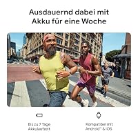 Fitbit Charge 6 Aktivitätstracker enthält eine 3 monatige Google Health Premium Mitgliedschaft, 7 Tage Akkulaufzeit, Google Wallet und Maps – Ansicht 3