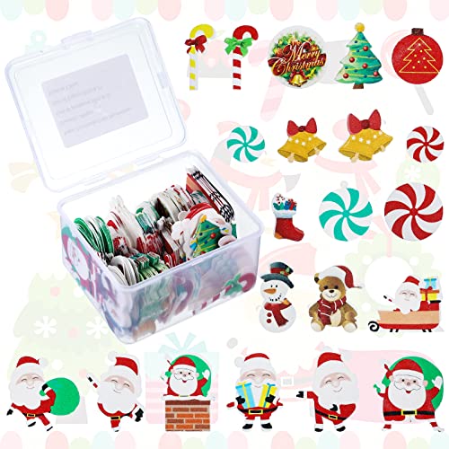 300 Pieces Christmas Cake Decorations Cupcake Topper Christmas Supplies Wafer Stand Up Discs Birthday Cake Decor For Christmas Theme Party Cake Cupcake Santa Clause Xmas Tree Snowman #TOP6