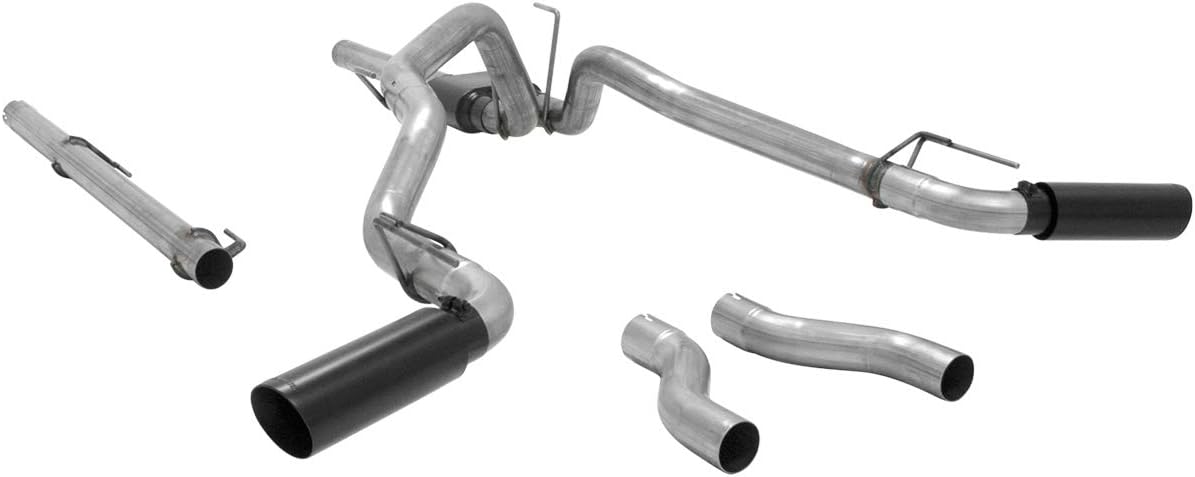 Flowmaster 817690 Outlaw Cat-Back Exhaust Kit 3 Inch Stainless Steel 4 Inch Black Tips Compatible with 2009-2024 Classic RAM 1500 4.7L 5.7L Std Cab 8' Bed Crew Cab 5'7 Bed Quad Cab 6'4 Bed 2 & 4WD