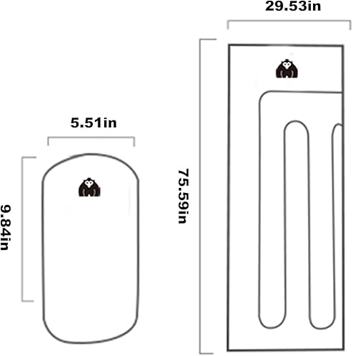 Miniatura 2 de Blackpongo Saco de dormir ultraligero  Sobre ligero portátil, impermeable, cómodo con saco de compresión  Ideal para viajes de 3 estaciones,
