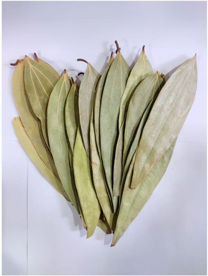 Vishvanetre Bay Leaf Whole Tej Patta Dried Bay Leaves Indian Spices (50 GR)